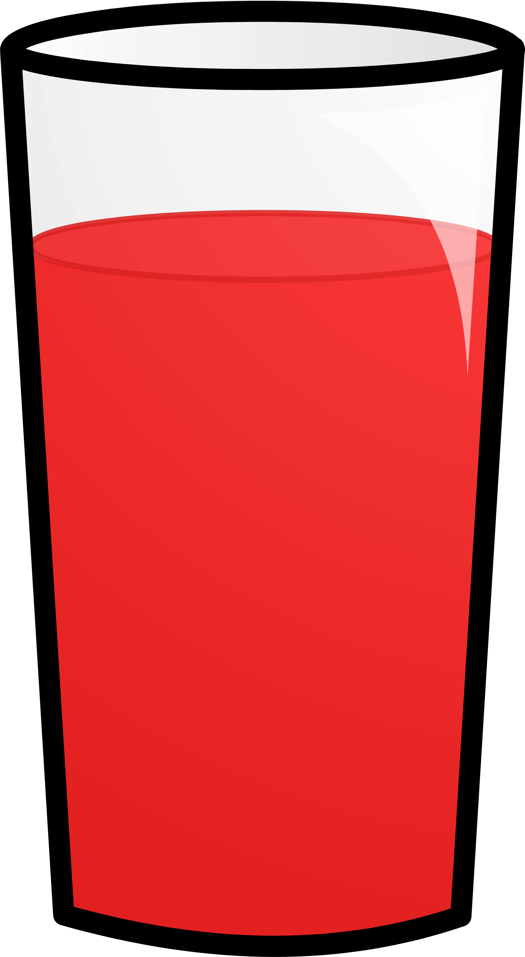 Fruit Punch Boy Arms - Glass Of Fruit Punch Clip Art (1757x3205)