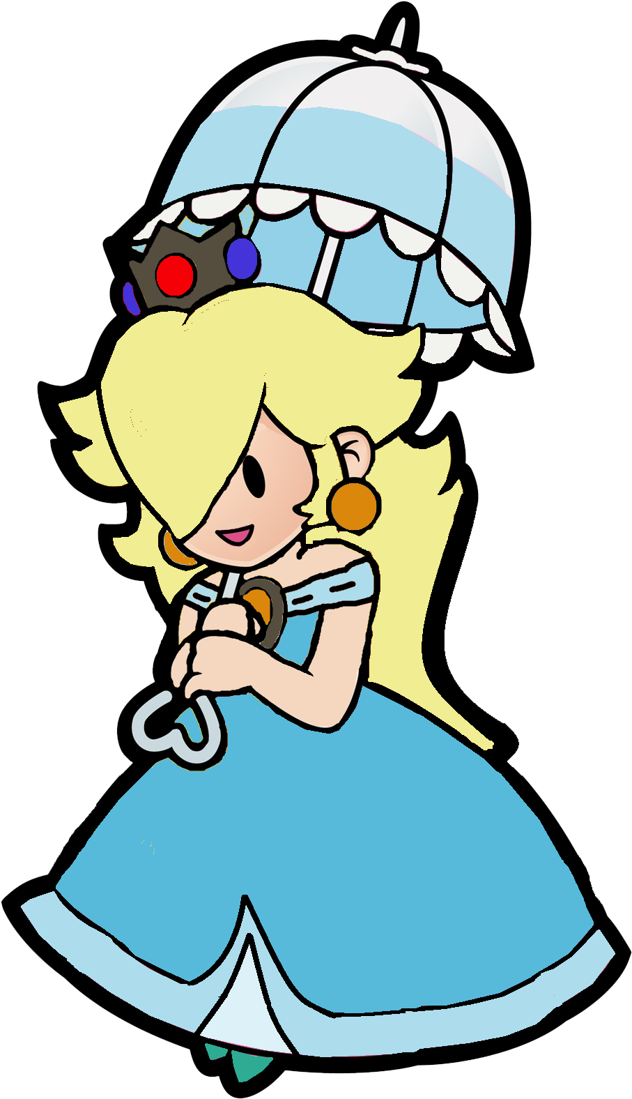Thumbnail For Version As Of - Super Paper Mario Peach (1036x1696)