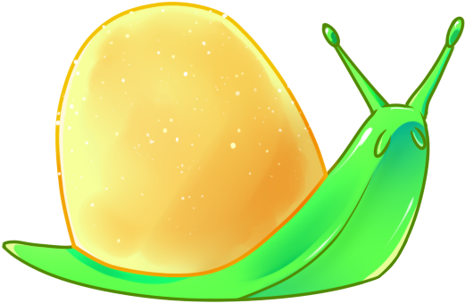 Citrus Gumdrop Snail By Planet-spatulon - Citrus Gumdrop Snail By Planet-spatulon (600x457)