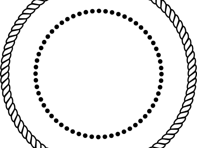 Rope Clipart Rope Circle - Rope Circle Vector Png (640x480)