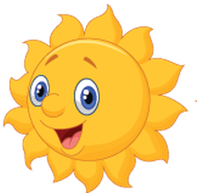Happy Children Cartoon - Happy Sun Clipart Png (419x399)