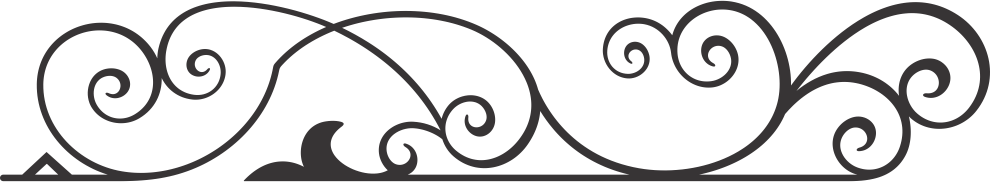 Wedding Program Clipart Graphic Design 27 - Line Art (990x182)