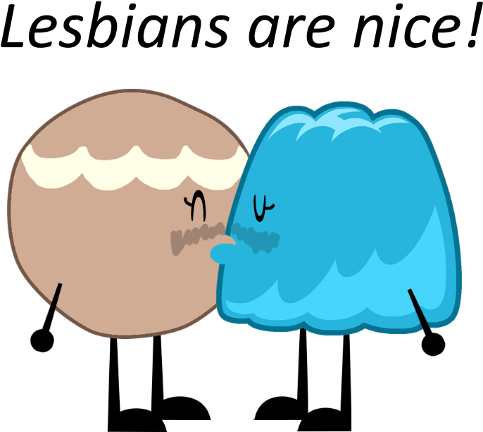 Melty X Gumdrop Remake - Nice Bfdi (726x636)