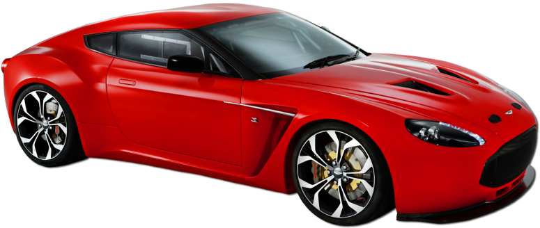 Pin Car Clipart - Aston Martin V12 Zagato (800x363)
