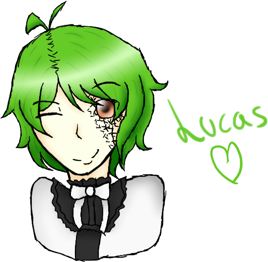 Wink Wink Lucas By Theyamiclaxia - Cartoon (565x534)