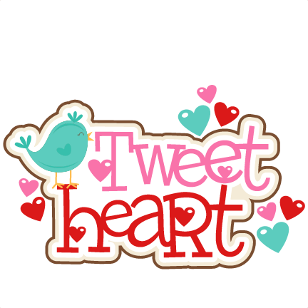 Tweet Heart Title Svg Scrapbook Cut File Cute Clipart - Miss Kate ...