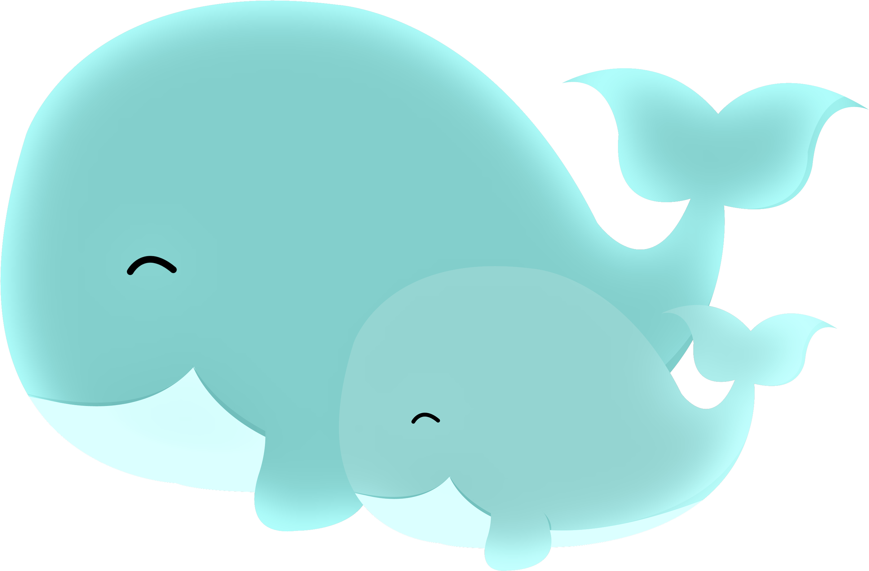Baby Whale Png Baby Whale Clip Art - Common Bottlenose Dolphin (3156x2370)