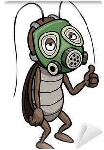 Vector Illustration Of Cartoon Cockroach Wall Mural - Cockroach Cartoon (400x400)
