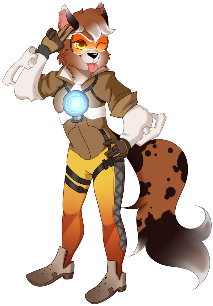 Tracer Wink By Killjoy59 - Cartoon (765x1045)