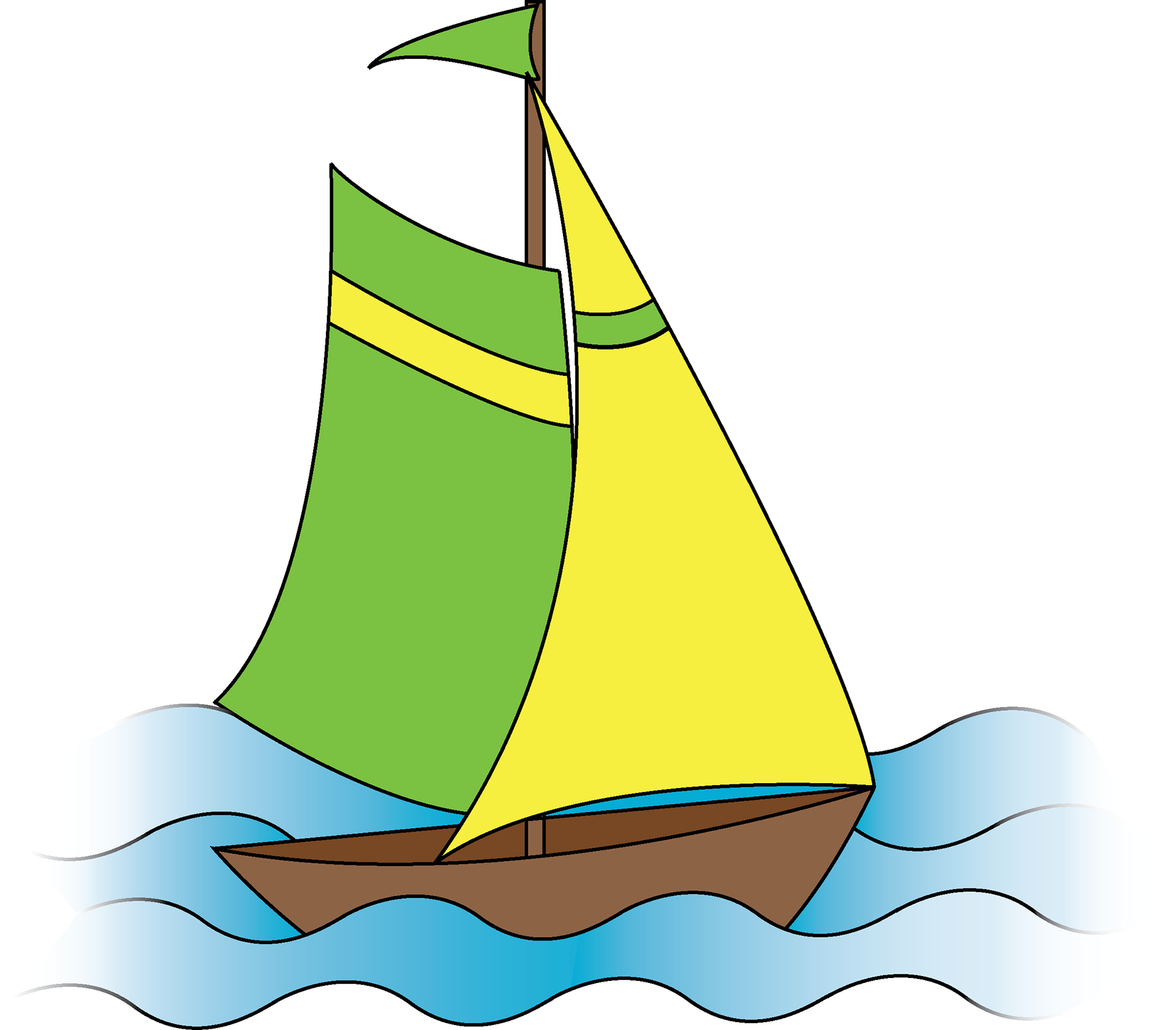 Illustration For School Curriculum For 6 7 Year Old - Sail (1920x1682)