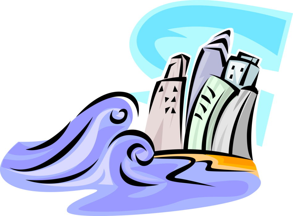 Royalty-free Tsunami Clip Art - Royalty-free Tsunami Clip Art (948x700)