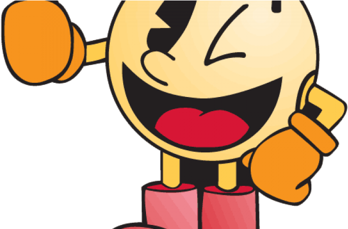 Pacman Thumbs Wink Character Sticker - Pac-man (700x450)