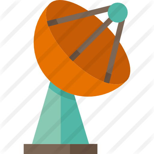 Satellite Dish - Antena Parabolica Png (512x512)