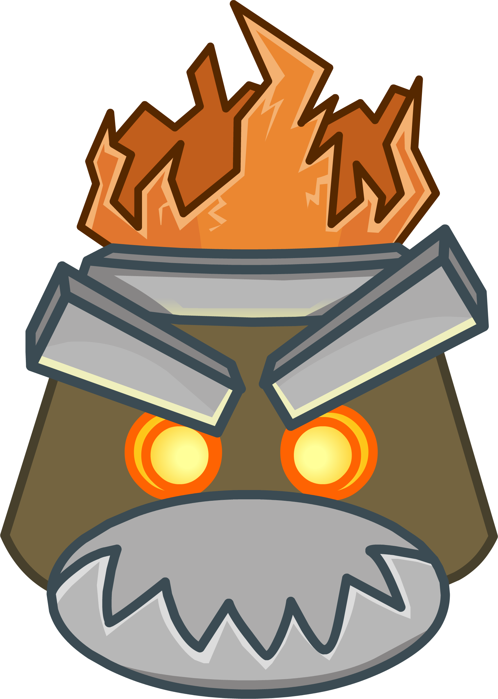 Protobot Helmet - Protobot Club Penguin (1715x2405)