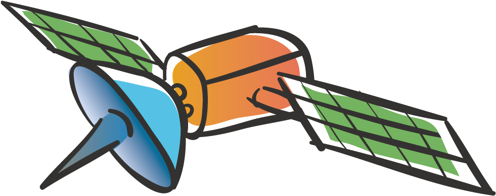 Satellite Imagery Space - Cartoon Satellite In Space (1000x700)