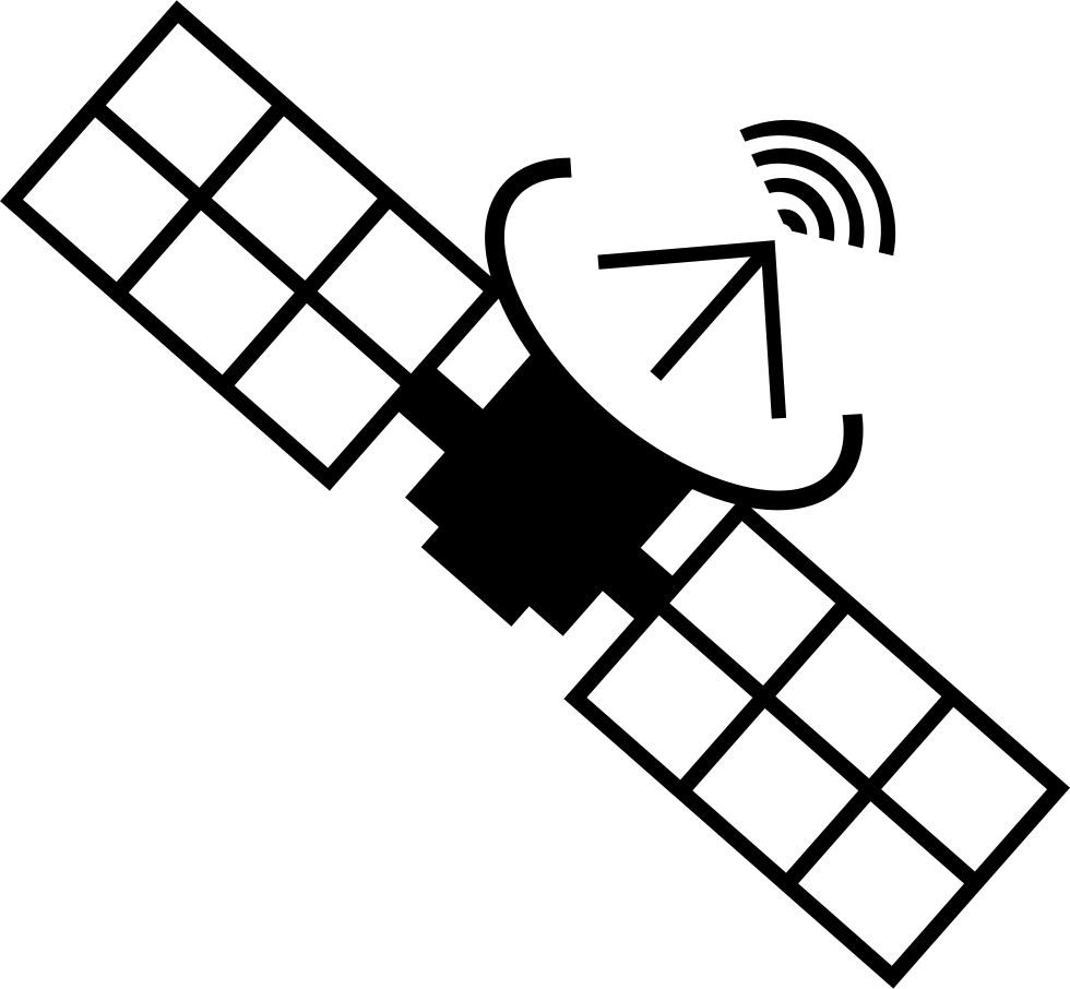 Satellite Clipart Png - Dibujo De Un Satelite (980x906)