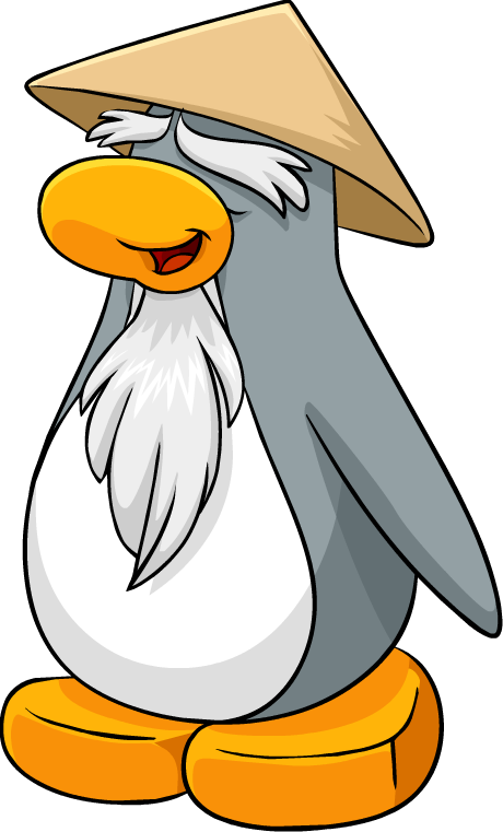 Once You Have Succesfuly Located Sensei, Click On His - Club Penguin Transparent Background (460x761)