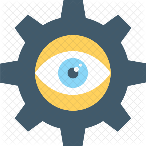 Vision Icon - Gear Icon Png (512x512)