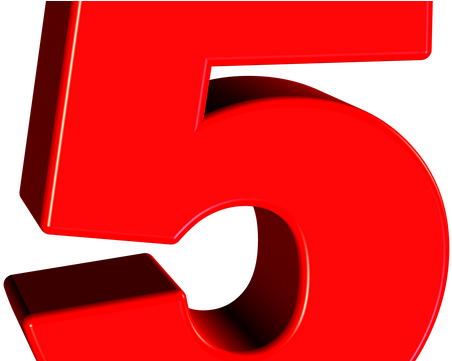 Pilates, Five Basic Principles - Five Cartoon (720x360)