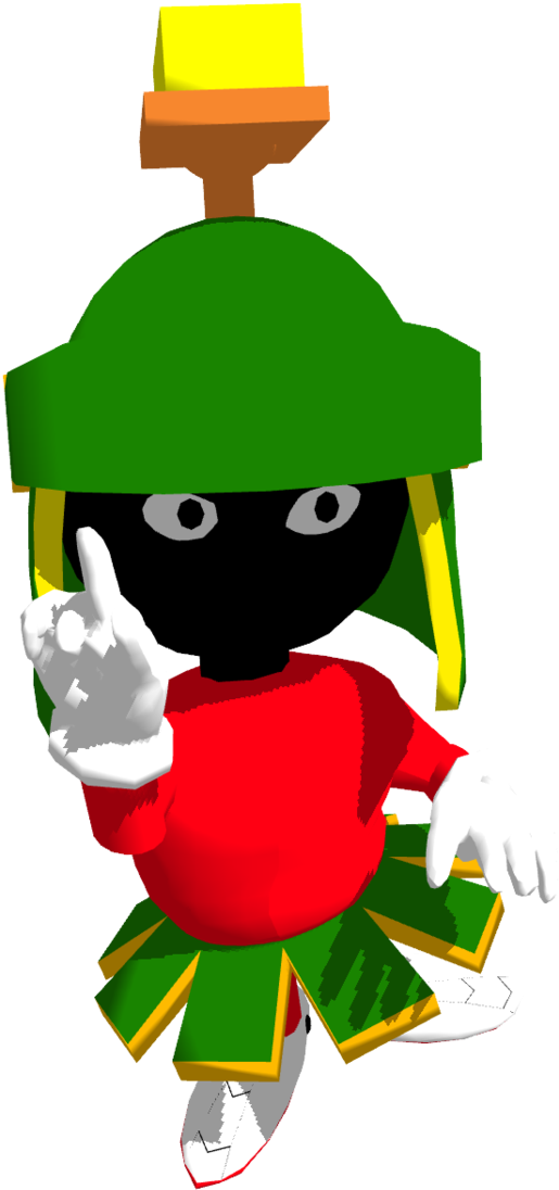 Mmd Mb Style Marvin The Martian By Mbarnesmmd - Cartoon (673x1187)