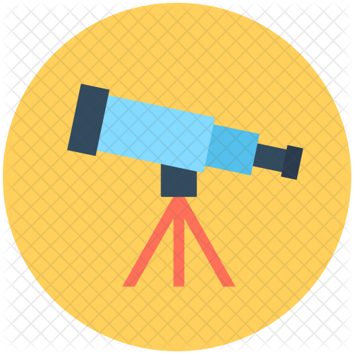 Telescope Icon - Astronomy (512x512)