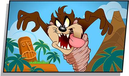 Taz's Tropical Havoc Archipago - Illustration (429x280)