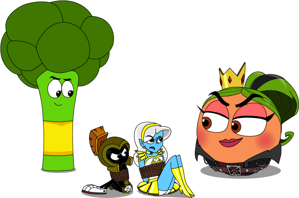 Commander X 2 And Bluna Got Kidnapped By Aprilcot By - Cartoon (1076x742)