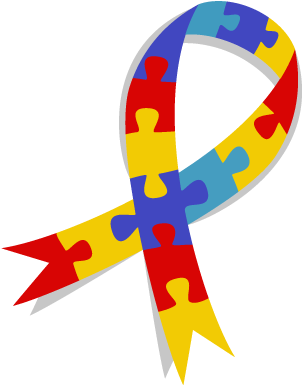 Autism Partnership - Autism Ribbon Transparent (400x400)