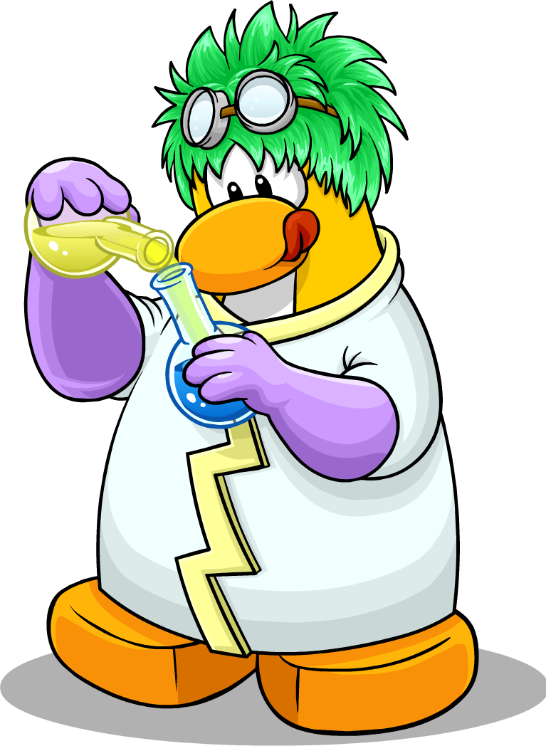 Rad Scientist - Club Penguin Scientist (767x1048)