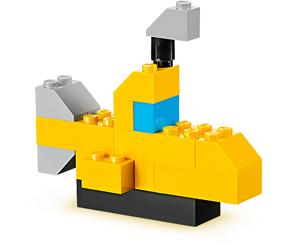 Multiple Building Instructions Lego® Classic Lego - Sous Marin Jaune Lego (850x850)