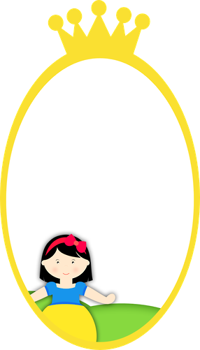 Convite Branca De Neve - Arabesco Branca De Neve Png (286x501)