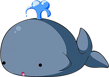 Baleen Whale Cartoon Dolphin - Dolphin (500x500)