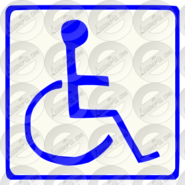 Handicap Stencil - Traffic Sign (380x380)