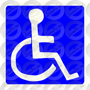 Handicap Stencil For C - Illustration (380x380)
