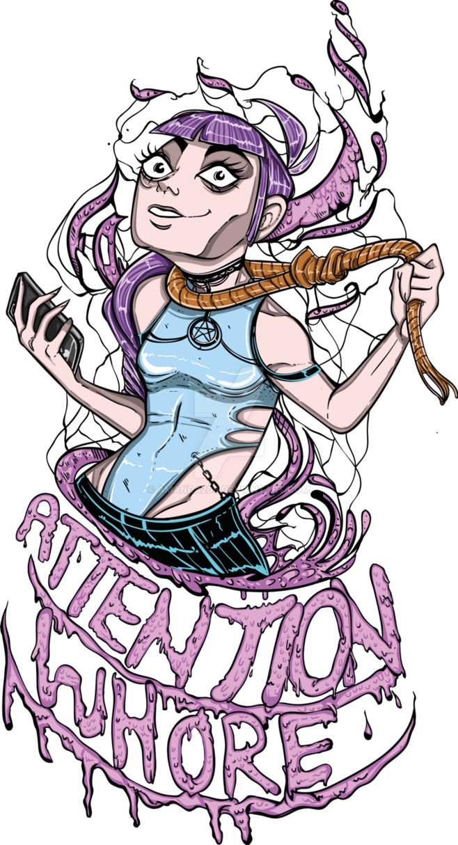 Attention Whore By Amanda209 - Design (658x1214)