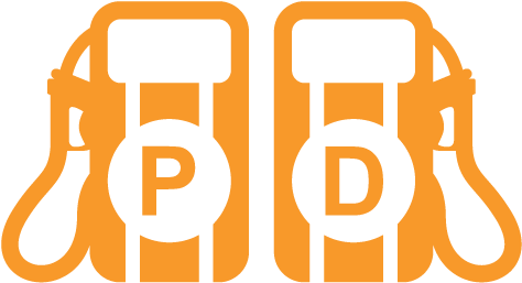 Petrol & Diesel - Fuel Types Icons Png (500x340)