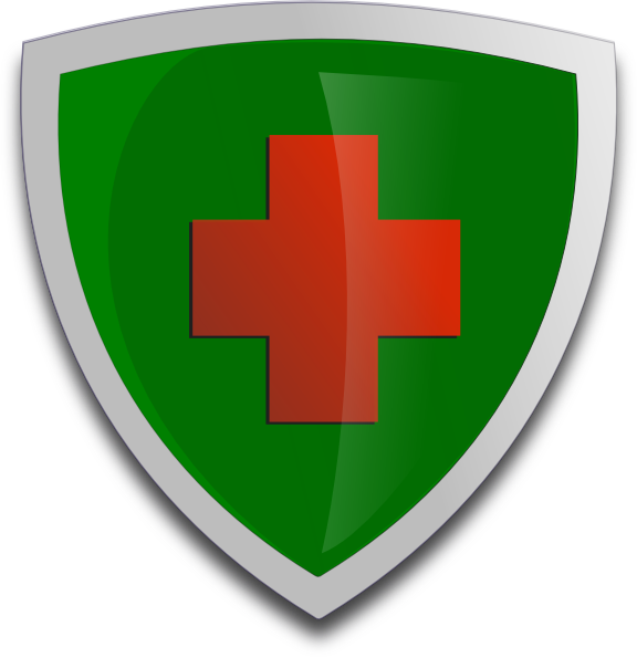 Green Shield Emblem Vector Image - Green Shield (576x595)