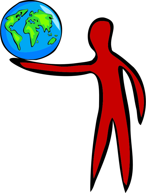 Offering Clipart Free For Download - Four Primary Colored Earths Round Ornament (1810x2400)