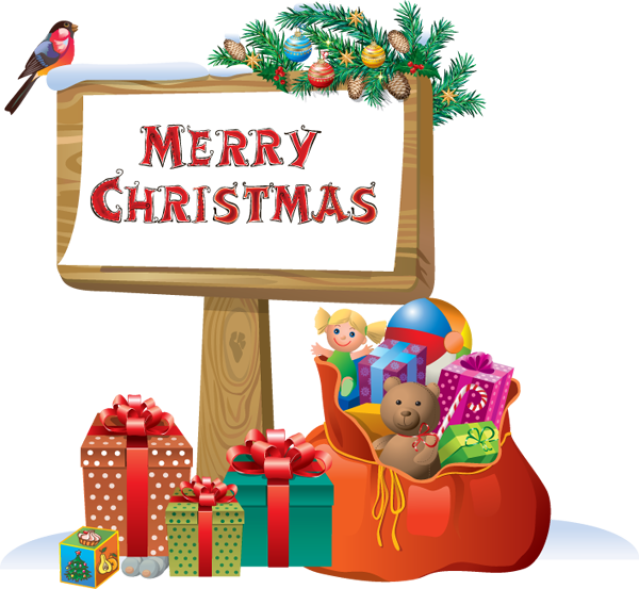 Clip Art For The Christmas Holidays - Christmas Signs Clip Art (639x589)