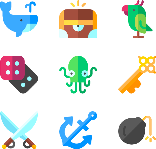 Pirates - Drawing (600x564)