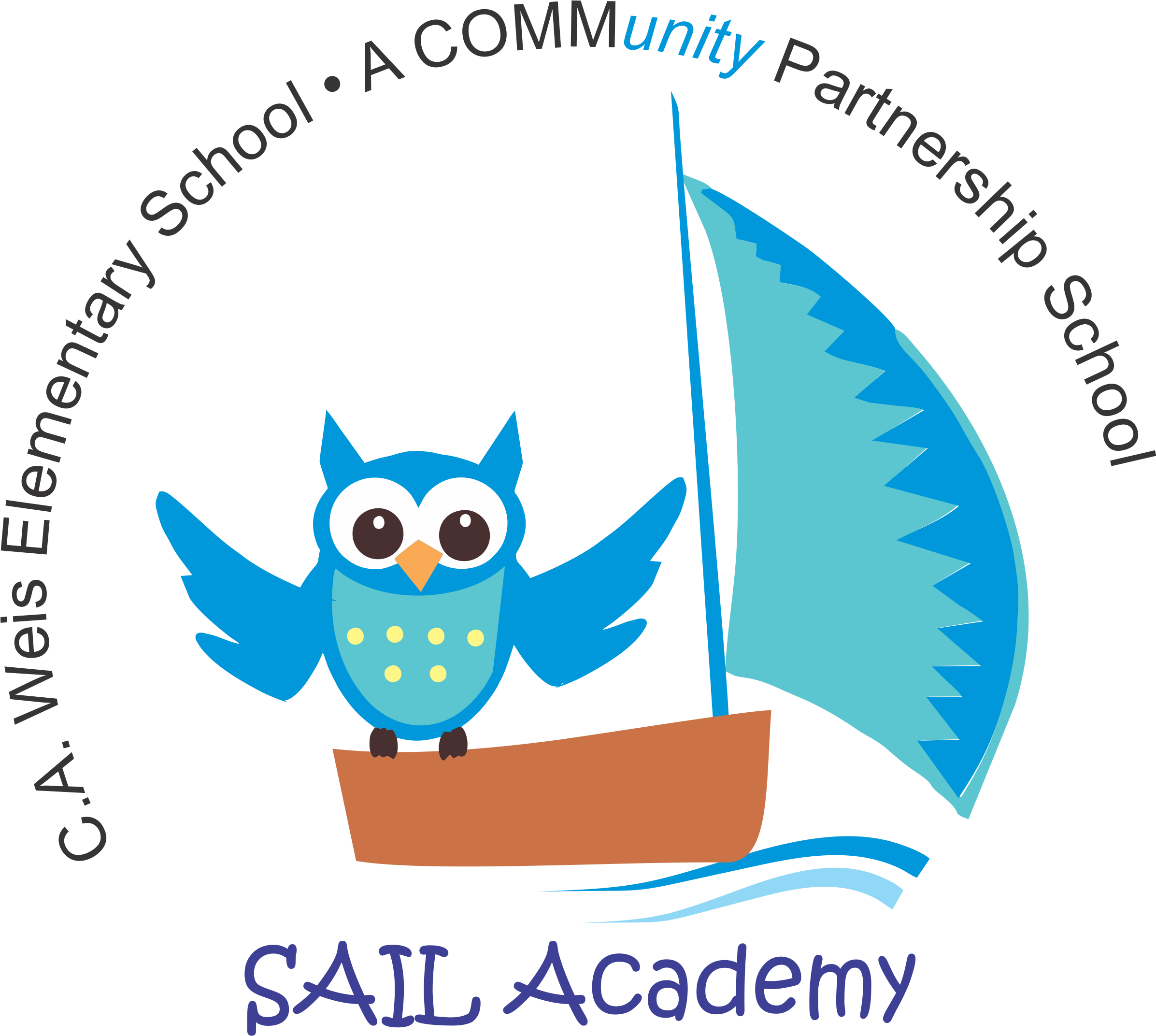 Sail Academya Community Partnership School - Cartoon (2392x2367)