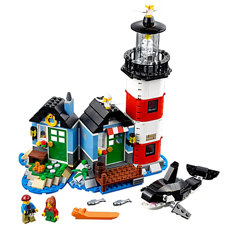 Spend A Weekend At The Cozy 3 In 1 Lighthouse, With - Lego Creator Lighthouse Point (600x450)