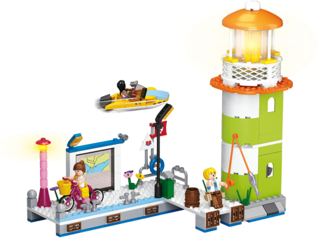 Sluban Lighthouse M38-b0607 - Sluban Building Blocks Girl's Dream (500x343)
