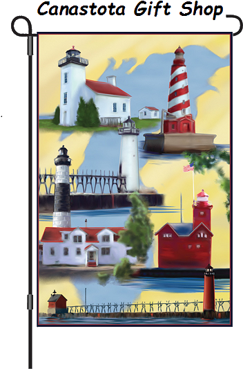 51507 Garden Flag - Premier Home & Garden Accents 12 In. Flag - Michigan (512x568)
