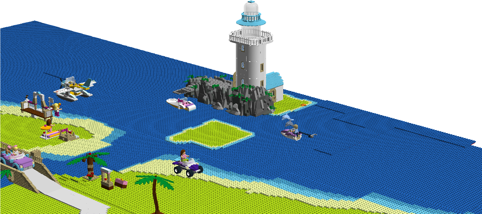 Lighthouse For Friends - Scale Model (1575x721)