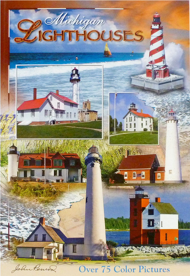 Michigan Lighthouses - Round Island Light (1000x1000)