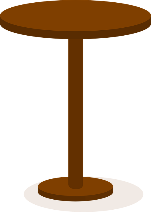 무료 벡터 그래픽 - Cocktail Table Clip Art (513x720)