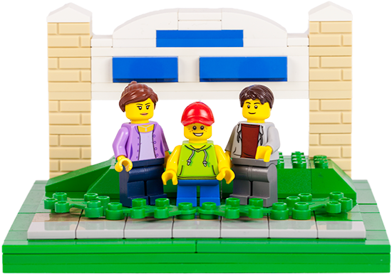 Door County Sign With Lego Brick - Lego (580x400)