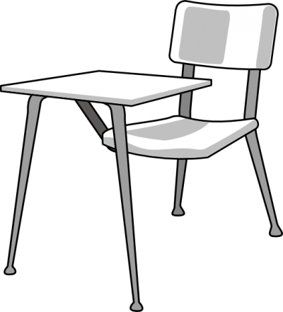 Furniture School Desk Clip Art 7yq717 Clipart - School Desk Clip Art (653x720)