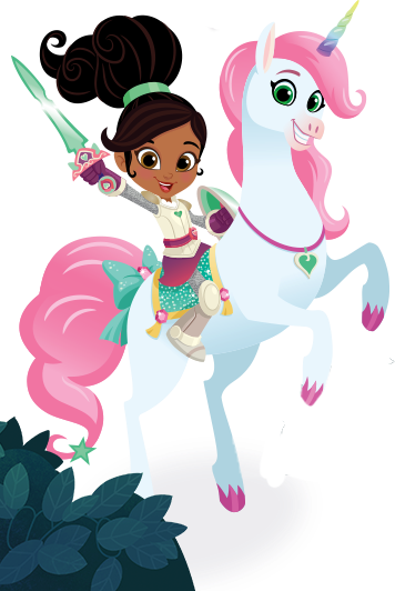 Castle Clipart Princess Knight - Nella The Princess Knight Printable (356x532)